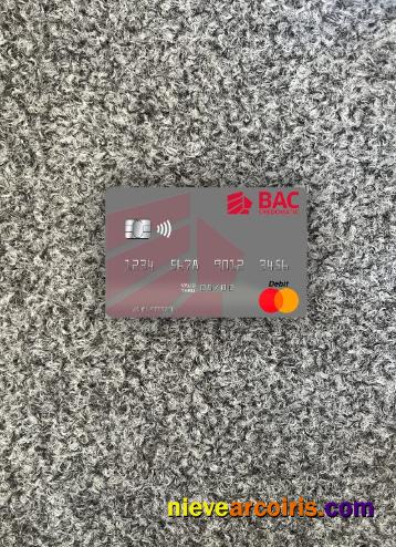 Nicaragua BAC Credomatic mastercard photolook